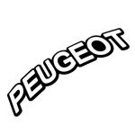 برچسب لاستيک برجسته طرح Peugeot